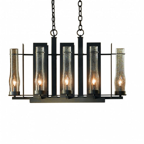 Hubbardton Forge New Town Large 8 Arm Chandelier Model: 103285-SKT-85-II0213
