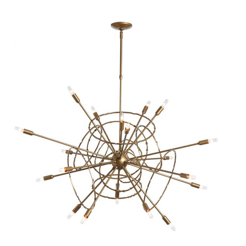 Hubbardton Forge Olympus 20 Light Starburst Pendant Model: 131600-SKT-SHRT-84