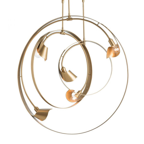 Hubbardton Forge Orion 3 Pipe Triple Pendant Model: 136439-SKT-LONG-20