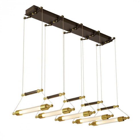 Hubbardton Forge Otto 5 Light Pendant Model: 134407-SKT-STND-31-YE0489