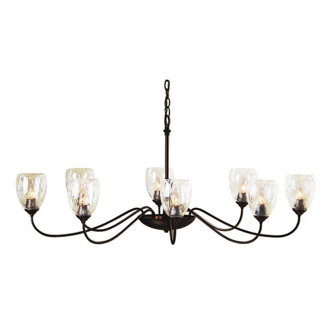 Hubbardton Forge Oval Large 8 Arm Chandelier Model: 101309-SKT-14-LL0083