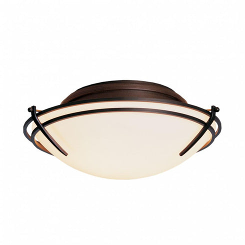 Hubbardton Forge Presidio Tryne Flush Mount Model: 124402-SKT-14-GG0098