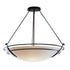 Hubbardton Forge Presidio Tryne Large Semi Flush Model: 124442-SKT-14-GG0054