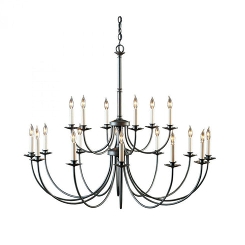 Hubbardton Forge Simple Lines 18 Arm Chandelier Model: 197144-SKT-82