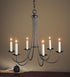 Hubbardton Forge Simple Lines Simple Sweep 6 Arm Chandelier Model: 101160-SKT-25