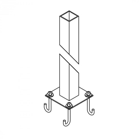 Hubbardton Forge Square Post Outdoor Model: 390171-07