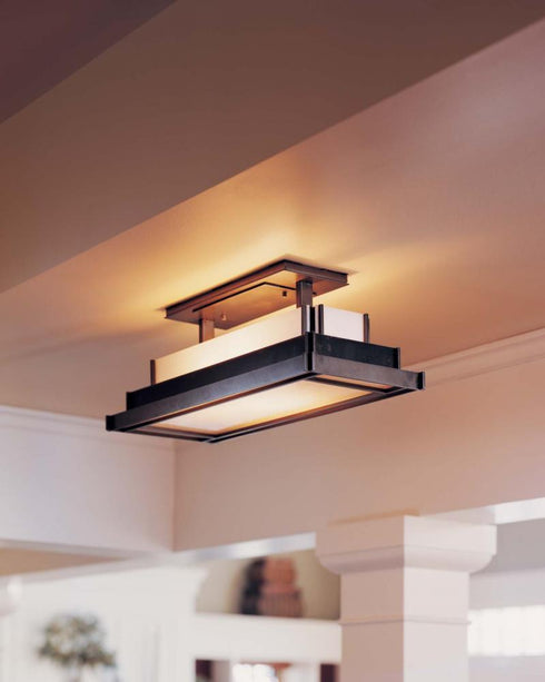 Hubbardton Forge Steppe Semi Flush Model: 123709-SKT-03-BB0417