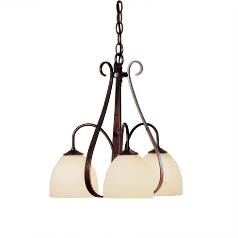 Hubbardton Forge Sweeping Taper 3 Arm Chandelier Model: 101441-SKT-85-LL0001