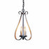 Hubbardton Forge Sweeping Taper 3 Arm Chandelier Model: 101473-SKT-82