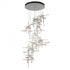 Hubbardton Forge Tura 9 Light Frosted Glass Round Pendant Model: 131109-SKT-STND-86-YC0305