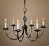 Hubbardton Forge Twist Basket 6 Arm Chandelier Model: 108060-SKT-03