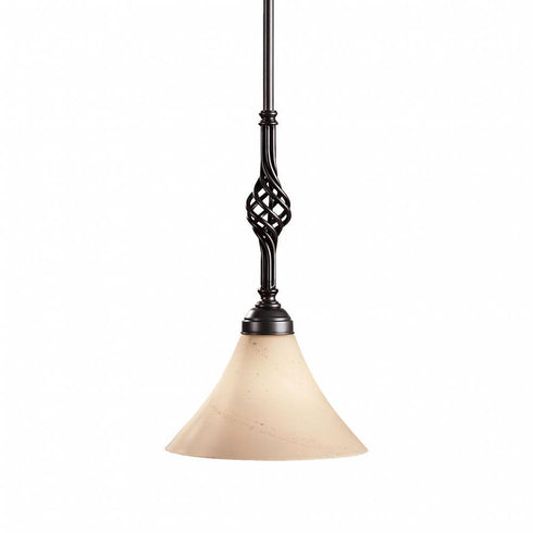 Hubbardton Forge Twist Basket Mini Pendant Model: 182320-SKT-LONG-82-GG0004
