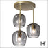 Hubbardton Forge Ume 3 Light Semi Flush Model: 121373-SKT-86-ZM0709