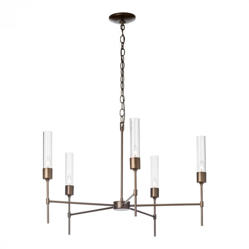 Hubbardton Forge Vela 5 Arm Chandelier Model: 105045-SKT-07-ZM0611