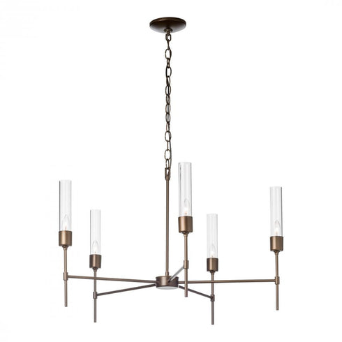 Hubbardton Forge Vela 5 Arm Chandelier Model: 105045-SKT-85-FD0611