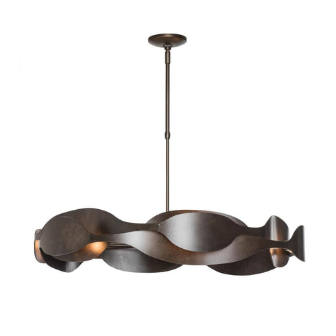 Hubbardton Forge Waves Pendant Model: 132160-SKT-SHRT-10