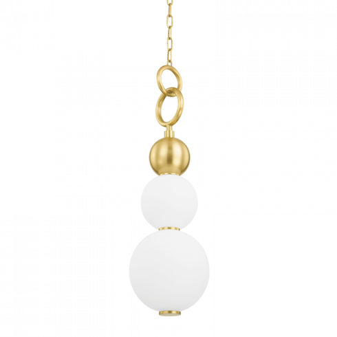 Hudson Valley 1 Light Pendant Model: PI1890701-AGB