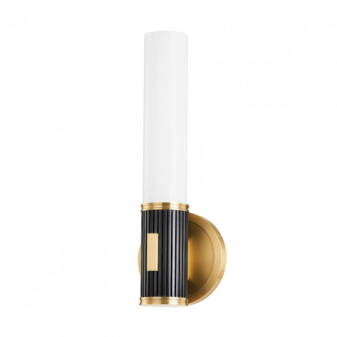 Hudson Valley 1 Light Sconce Model: 3614-PN/BBR