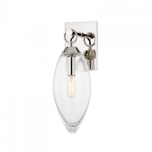 Hudson Valley 1 Light Wall Sconce Model: 7900-AGB