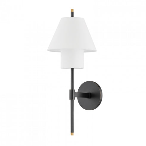 Hudson Valley 1 Light Wall Sconce Model: PI1899101-AGB