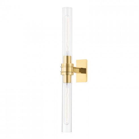 Hudson Valley 2 Light Bath Bracket Model: 1042-AGB
