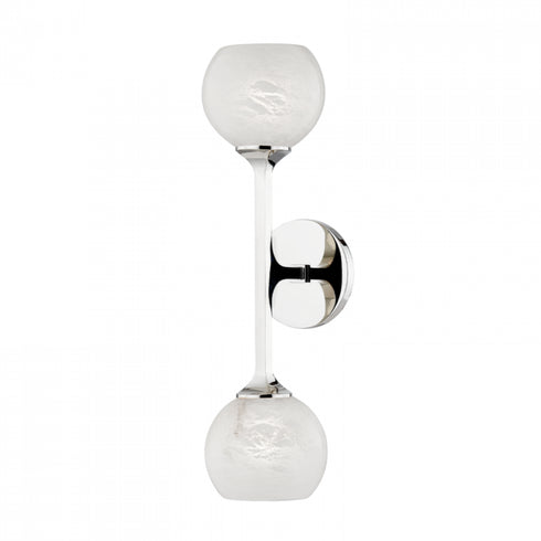 Hudson Valley 2 Light Wall Sconce Model: 7122-AGB
