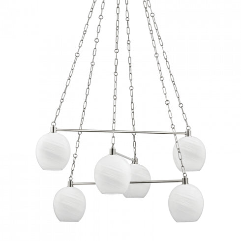 Hudson Valley 6 Light Chandelier Model: 9138-AGB
