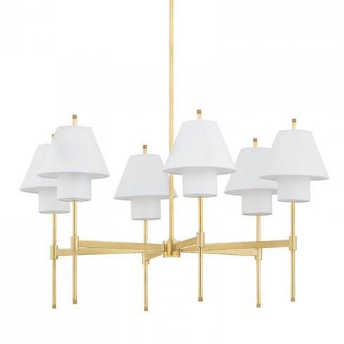 Hudson Valley 6 Light Chandelier Model: PI1899806-AGB