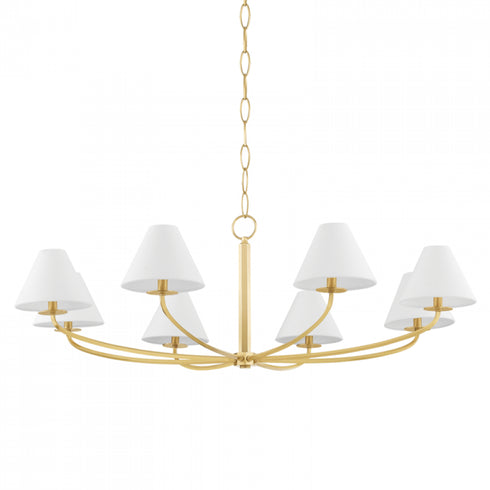 Hudson Valley 8 Light Chandelier Model: BKO902-AGB