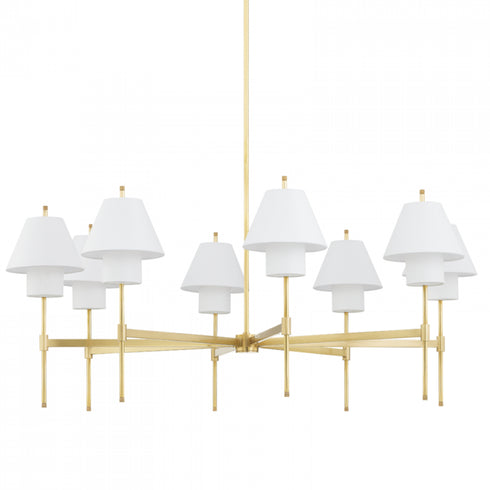 Hudson Valley 8 Light Chandelier Model: PI1899808-AGB