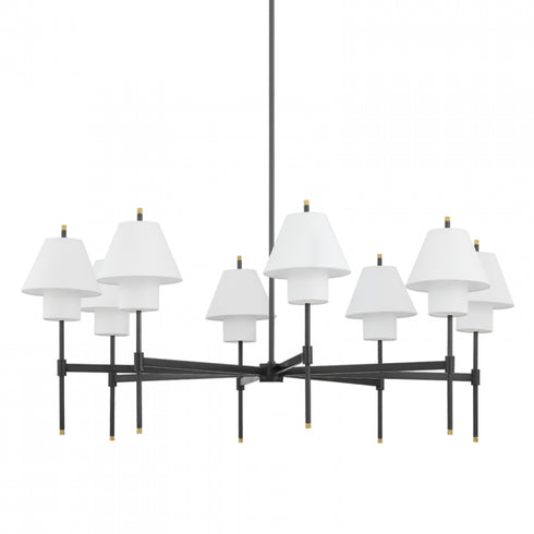 Hudson Valley 8 Light Chandelier Model: PI1899808-AGB