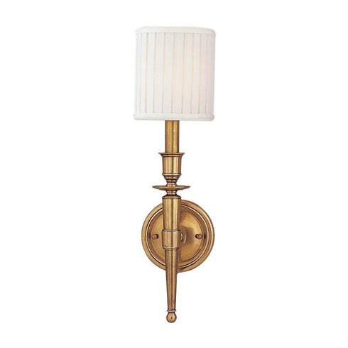 Hudson Valley Abington 1 Light Wall Sconce Model: 4901-AGB