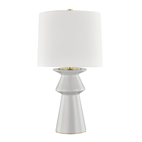 Hudson Valley Amagansett 1 Light Table Lamp Model: L1419-GRY