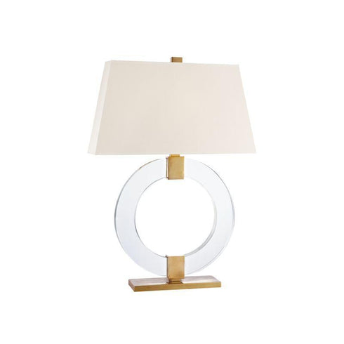 Hudson Valley Ames 1 Light Small Table Lamp Wit Model: L606-AGB-WS