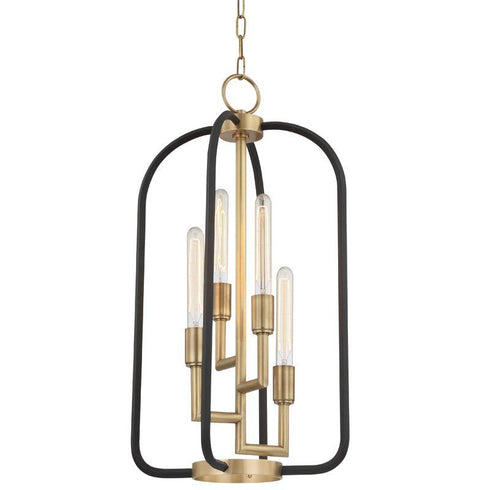Hudson Valley Angler 4 Light Chandelier Model: 8314-AGB