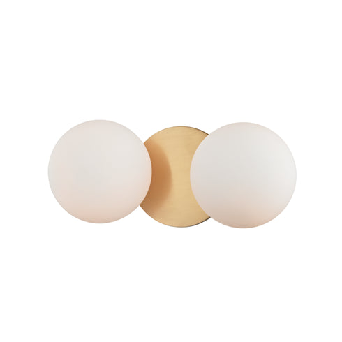 Hudson Valley Baird 2 Light Bath Bracket Model: 9082-AGB