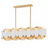 Hudson Valley Banks 12 Light Island Light Model: 8546-GL/WH
