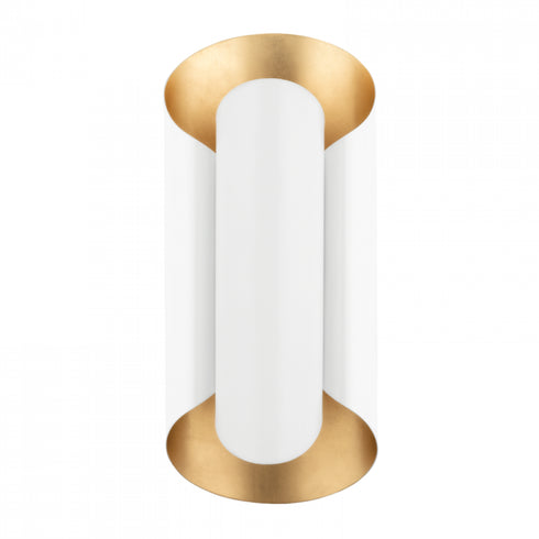 Hudson Valley Banks 2 Light Wall Sconce Model: 8500-GL/WH