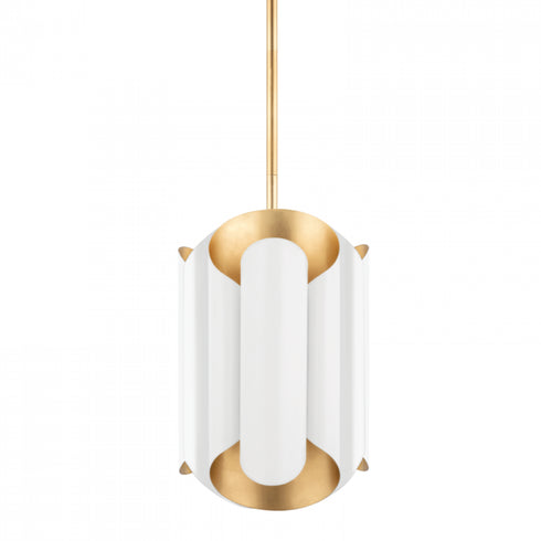 Hudson Valley Banks 6 Light Pendant Model: 8513-GL/BK