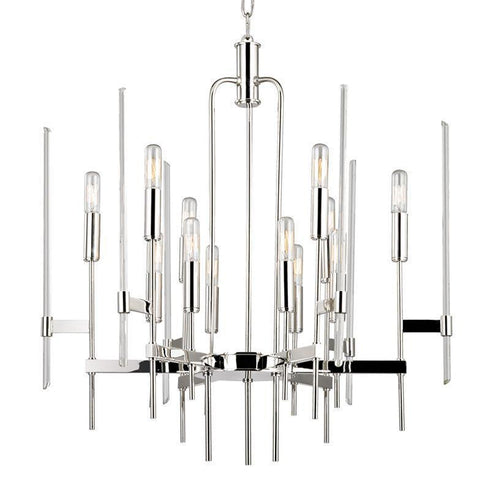 Hudson Valley Bari 12 Light Chandelier Model: 9912-AGB
