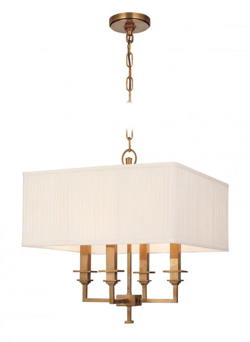 Hudson Valley Berwick 4 Light Chandelier Model: 244-AGB