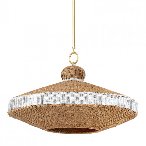 Hudson Valley Bethel 1 Light Large Pendant Model: 1830-VGL