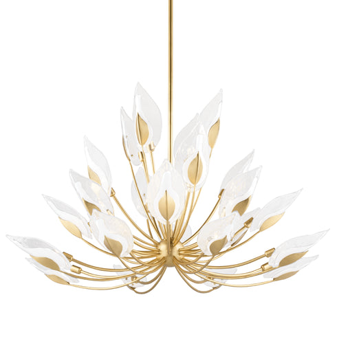 Hudson Valley Blossom 28 Light Chandelier Model: 4856-SL