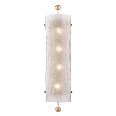 Hudson Valley Broome 4 Light Wall Sconce Model: 2427-AGB