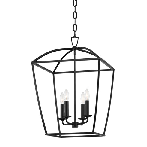 Hudson Valley Bryant 4 Light Medium Pendant Model: 8317-WP