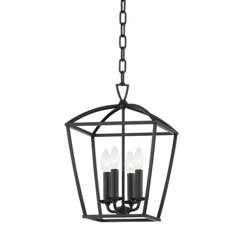 Hudson Valley Bryant 4 Light Small Pendant Model: 8311-WP