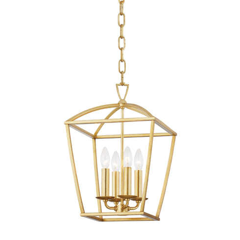 Hudson Valley Bryant 4 Light Small Pendant Model: 8311-WP