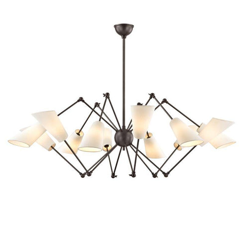 Hudson Valley Buckingham 12 Light Chandelier Model: 5312-OB