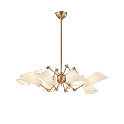 Hudson Valley Buckingham 8 Light Chandelier Model: 5308-AGB