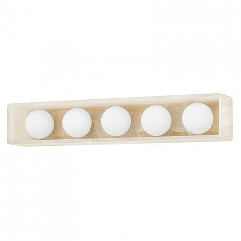 Hudson Valley Budnick 5 Light Bath Bracket Model: 2325-AGB